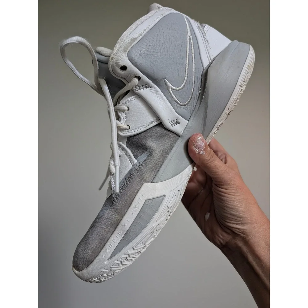 Nike Kyrie Infinity White Smoke Grey Basketball Shoes DQ9614-100 Mens 10.5